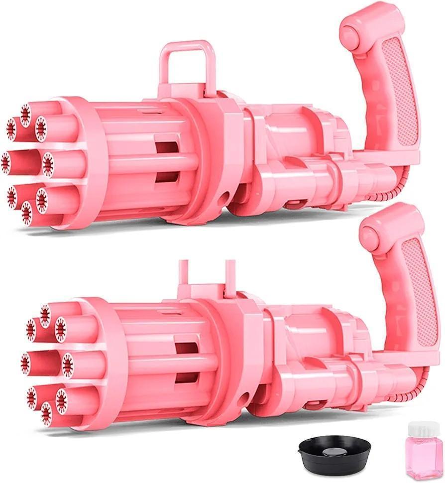 Colorful Plastic Bubble Gun - 1 Pc for Kids Fun