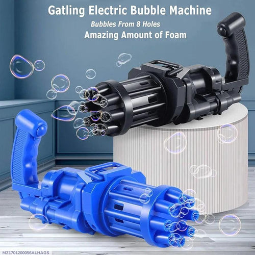 Colorful Plastic Bubble Gun - 1 Pc for Kids Fun
